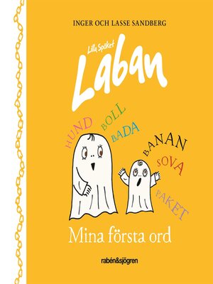 cover image of Lilla spöket Laban – Mina första ord